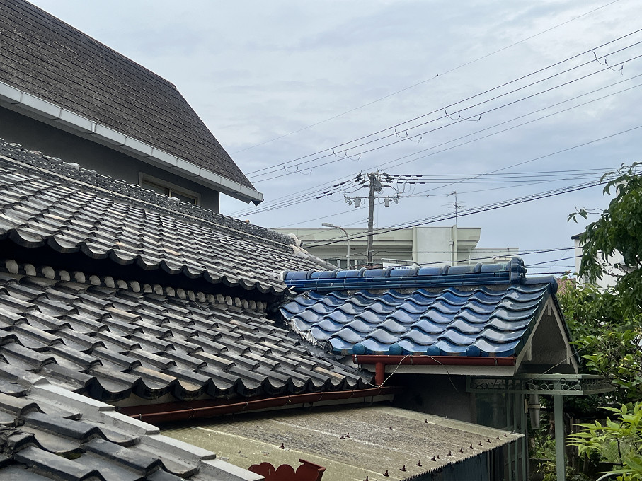 屋根葺き替え（工事前）